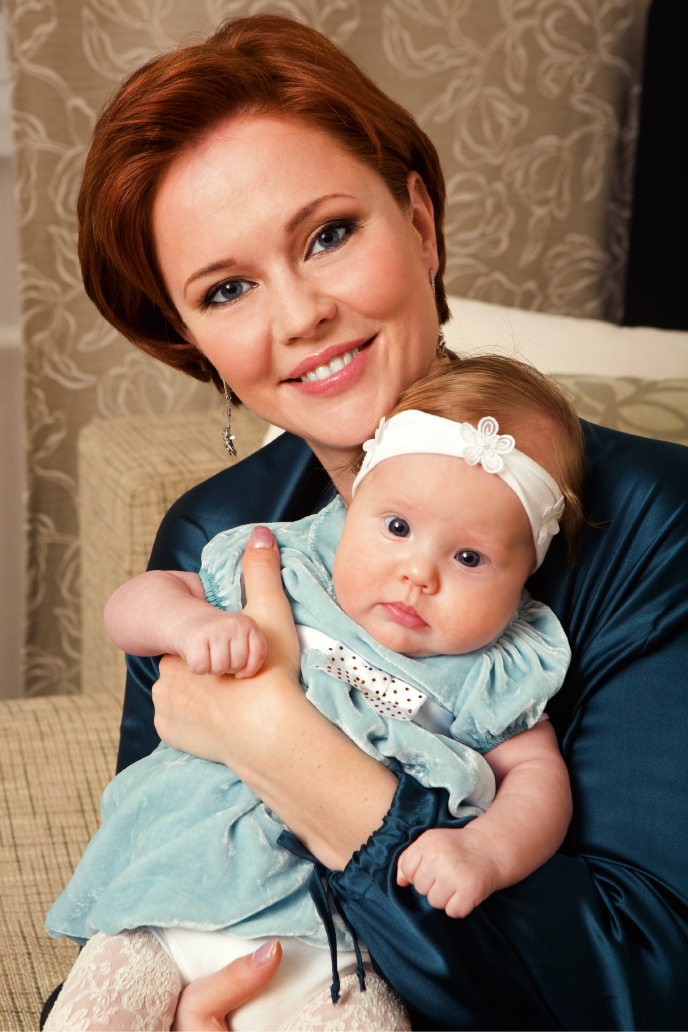 Olga Kokorekina: princesa mamá () Olga Kokorekina: mamá de la princesa