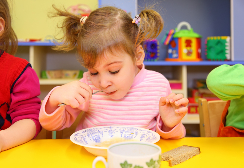 For the first time in kindergarten! () For the first time in kindergarten!
